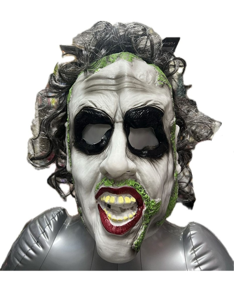 Mascara Latex con Pelo Beetlejuice para Adulto