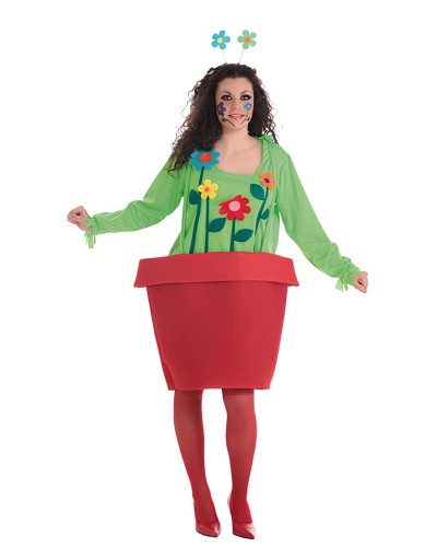 Disfraz Maceta Adulto Mujer