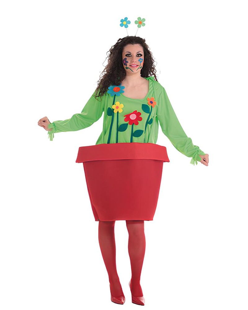 Disfraz Maceta Adulto Mujer