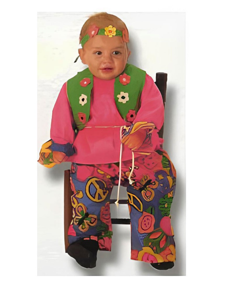 Disfraz de Hippy para Bebé