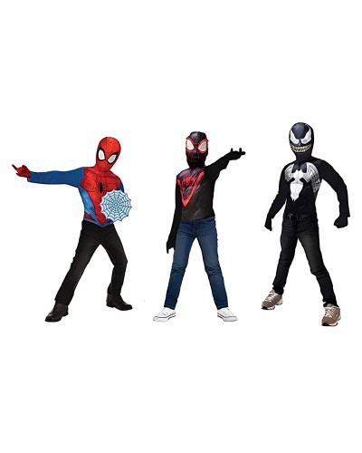 Cofre Oficial Spiderman con 3 personajes.