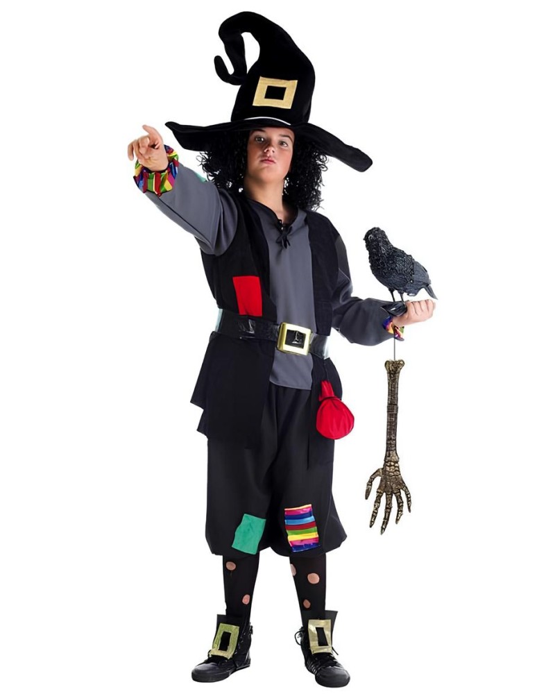 Disfraz Brujo Colorines Infantil Niño