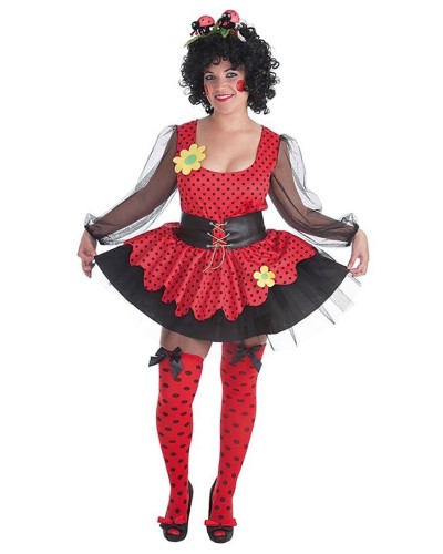 Disfraz Mariquita Adulto Mujer