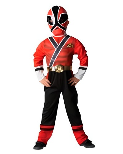 Disfraz Power Ranger Samurai Infantil Niño
