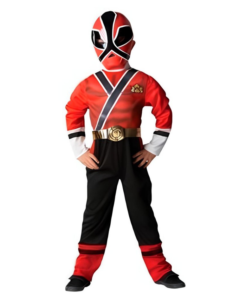 Disfraz Power Ranger Samurai Infantil Niño