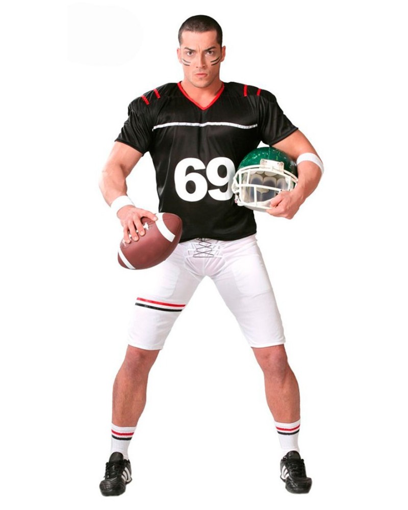 Disfraz Rugby Cuarterback Adulto Hombre