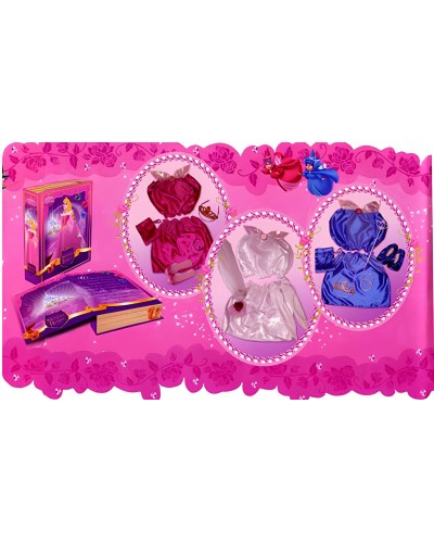 Disfraces en Caja Libro 3 disfraces de La Bella Infantil