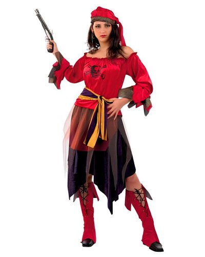 Disfraz Pirata Corsaria Adulto Mujer