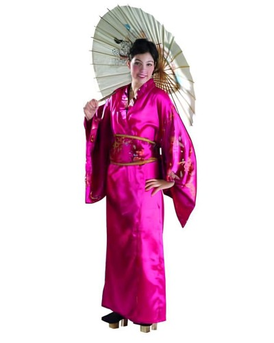 Disfraz Gheisa Rosa Adulto Mujer