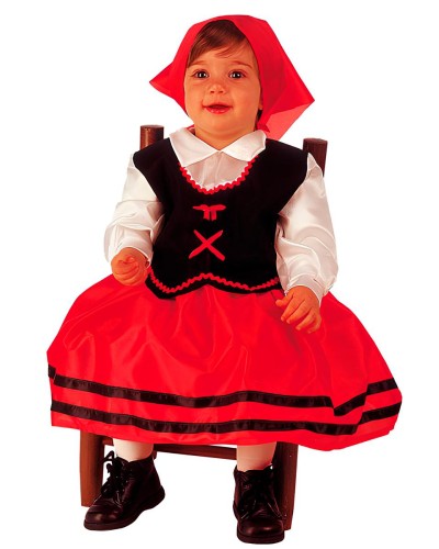 Disfraz Pastora Asturiana para Bebe
