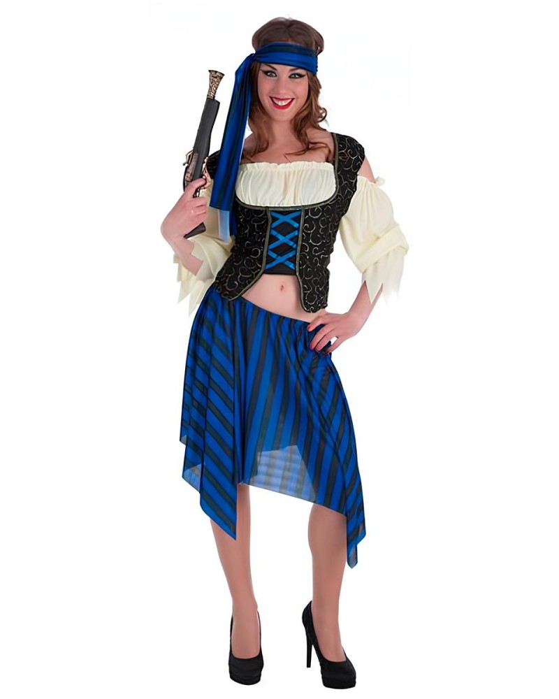 Disfraz de Pirata Bucanera Adulto Mujer