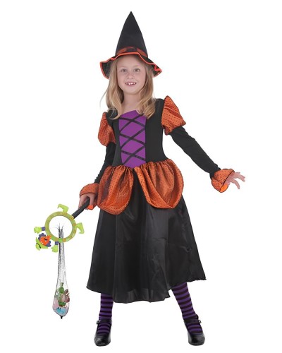 Disfraz Bruja Simpática Infantil Niña