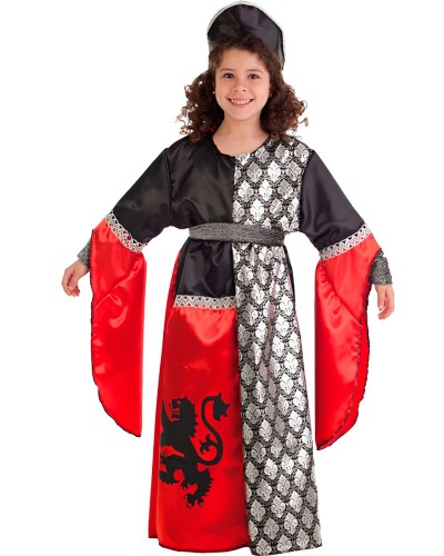 Disfraz Dama Medieval Infantil Niña