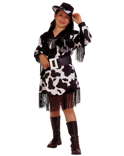 Disfraz de Vaquera vaca Infantil Niña