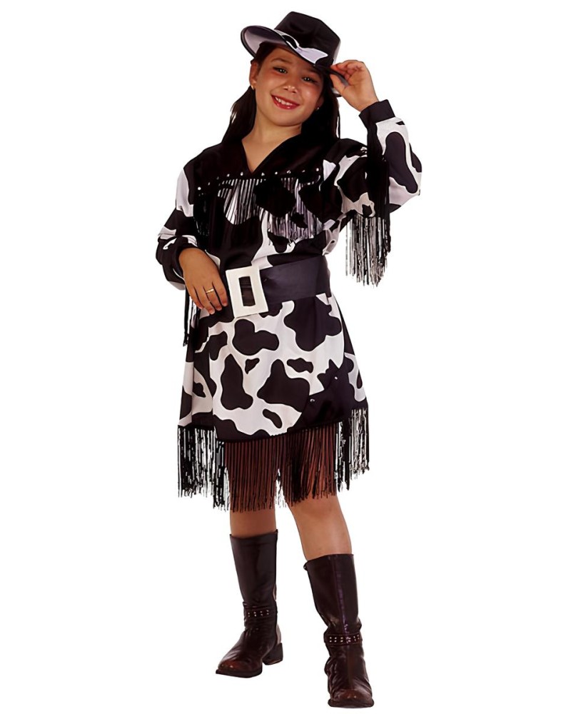 Disfraz de Vaquera vaca Infantil Niña