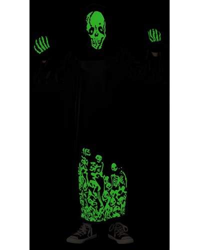 Disfraz Skull Siniestro Glow in Dark Infantil