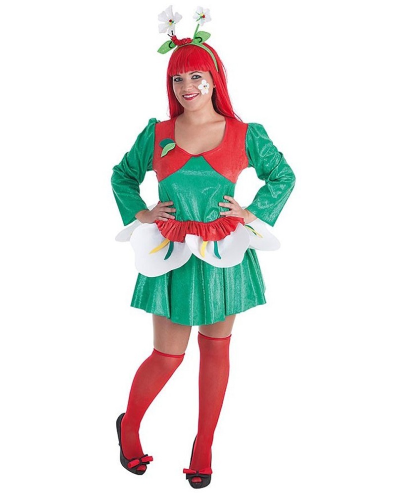 Disfraz Gusana Flor Adulto Mujer