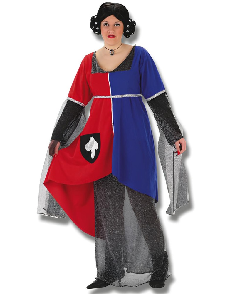 Disfraz Dama Cruzada Medieval Adulto Mujer
