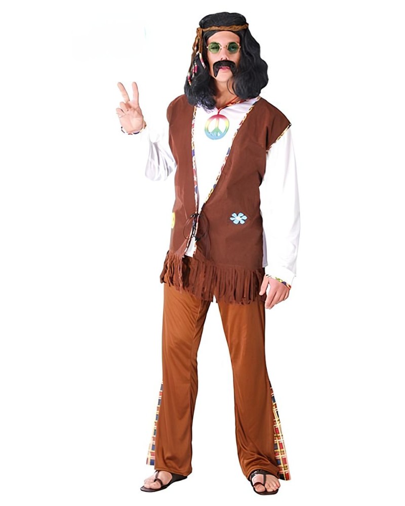 Disfraz Hippie Adulto Hombre