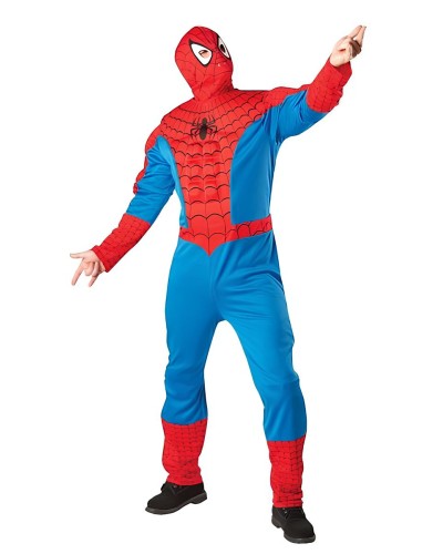 Disfraz Spiderman Musculoso Adulto Hombre