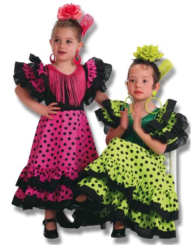 Disfraz de Sevillana Infantil Niña