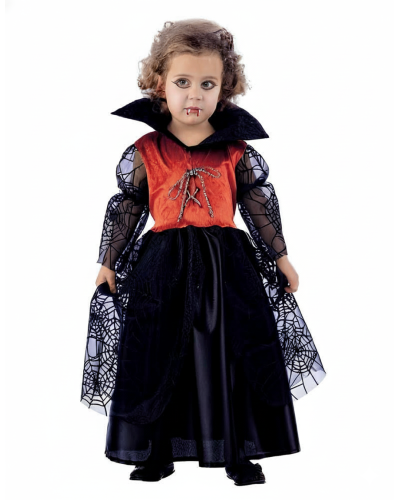 Disfraz Vampiresa Telarañas Infantil Niña