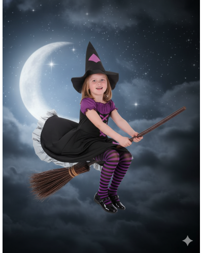 Disfraz Bruja Marta Infantil Niña