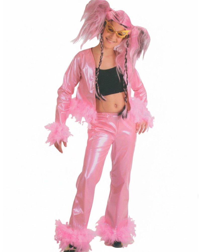 Disfraz de Cantante PopStar Infantil Niña