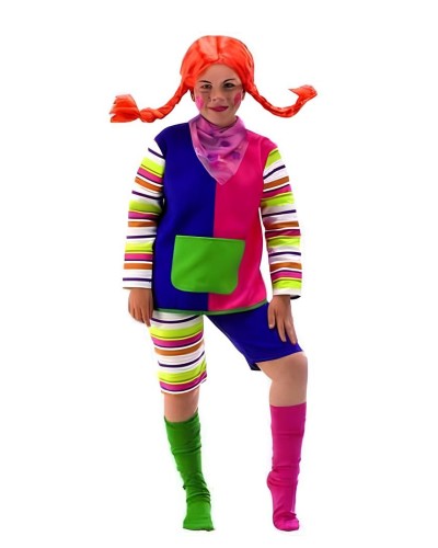 Disfraz Pipi Calzaslargas Infantil Niña