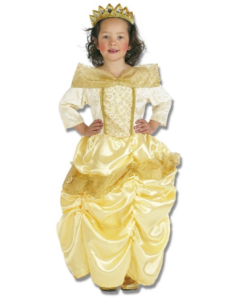 Disfraz de Princesa bella Amarilla Infantil Niña