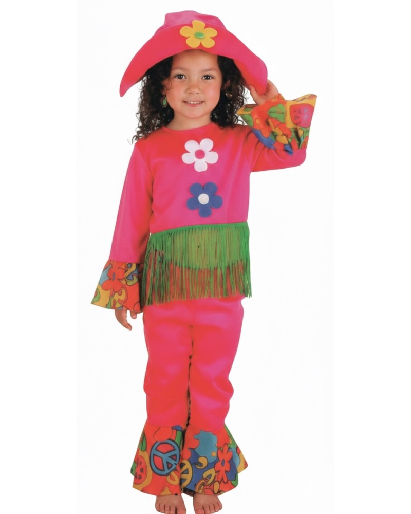Disfraz de Hippie Yeye Infantil Niña