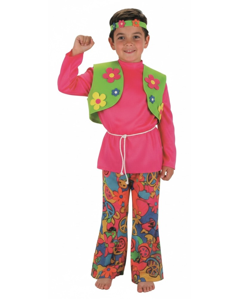 Disfraz de Hippie Infantil Niño