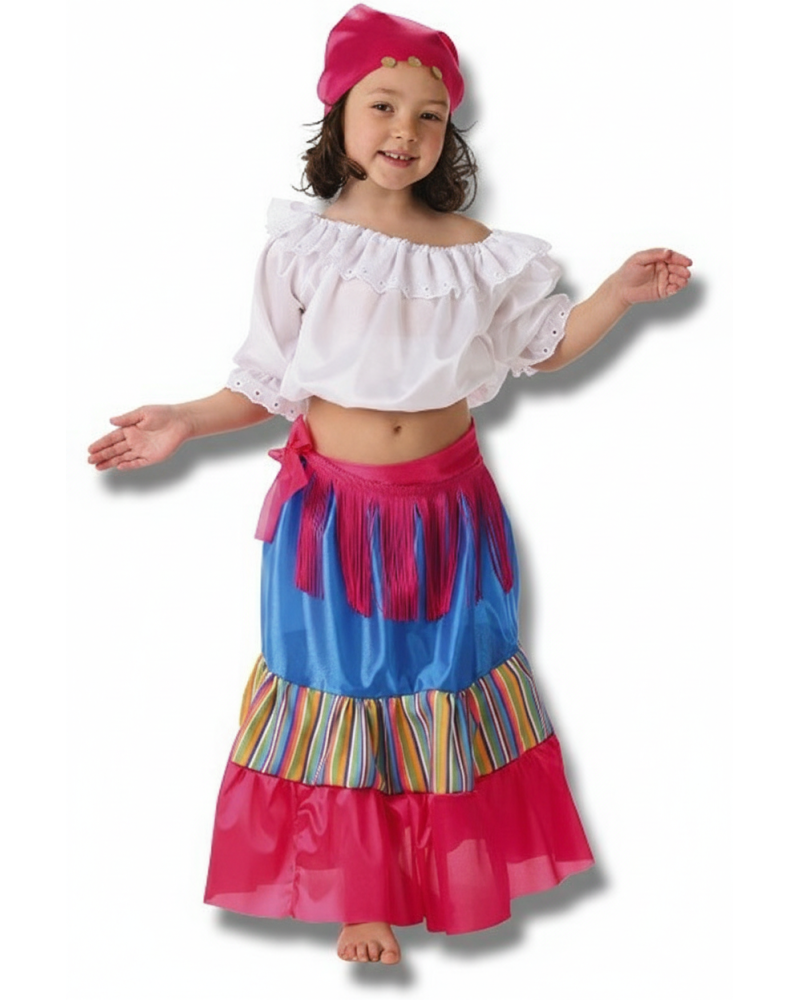 Disfraz Zingara / Pitonisa Infantil Niña