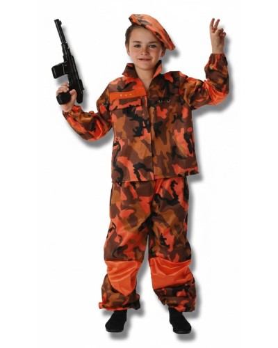 Disfraz Soldado con arma Infantil