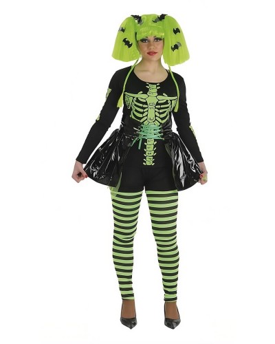 Disfraz Bruja Verde Adulto Mujer