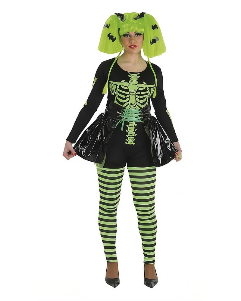 Disfraz Bruja Verde Adulto Mujer