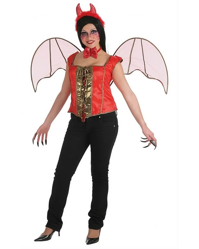 Alas Rojas Adulto Halloween