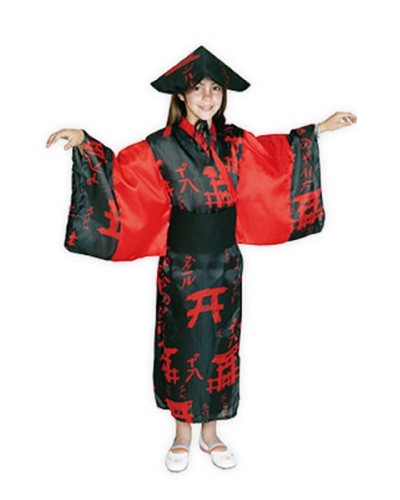 Disfraz de China Negra Infantil Niña