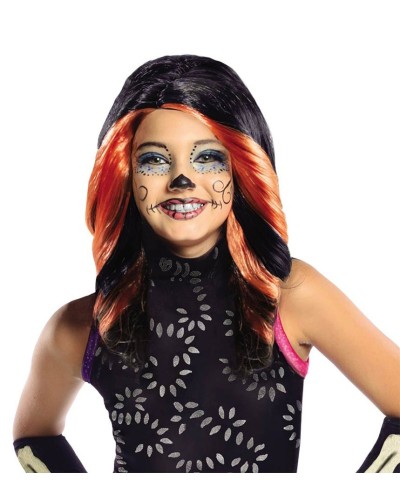 Peluca Skelita Calaveras Infantil