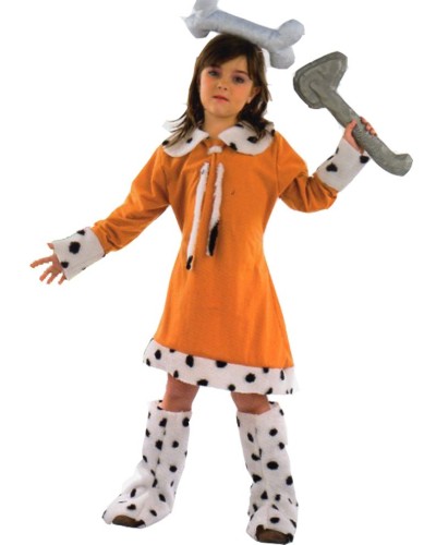 Disfraz de troglodita Infantil niña