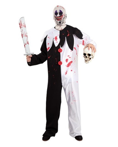 Disfraz Payaso Asesino Adulto Hombre