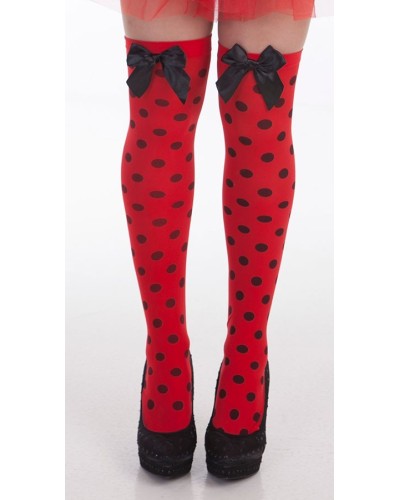 5634 LIGUERO ROJO LUNARES