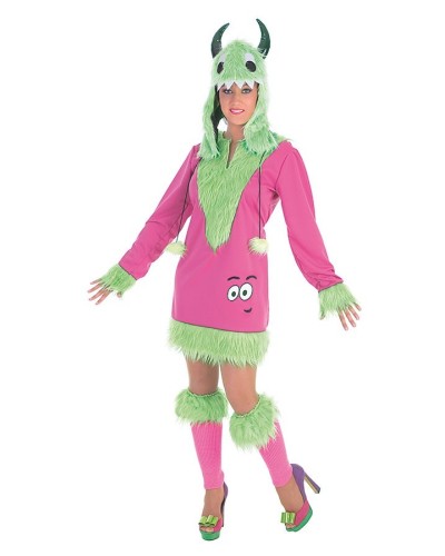 Disfraz Monster Verde Mimosa Adulto Mujer