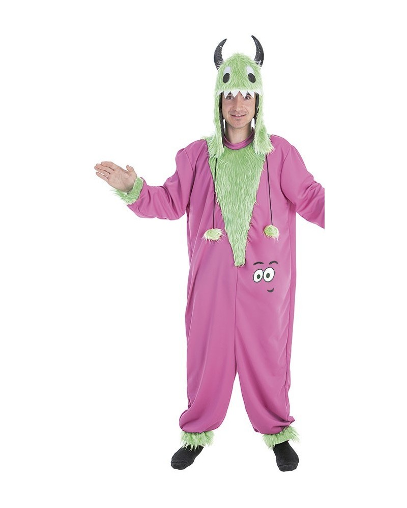 Disfraz Monstruo Verde Mimoso Adulto Hombre