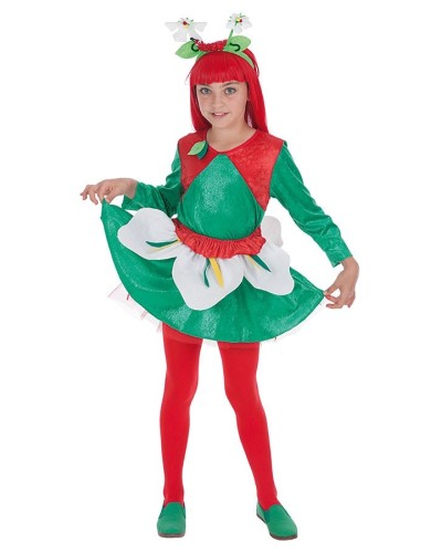 Disfraz de Gusanita Flor Infantil Niña