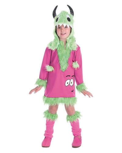 Disfraz Monster Verde Mimosa Infantil Niña