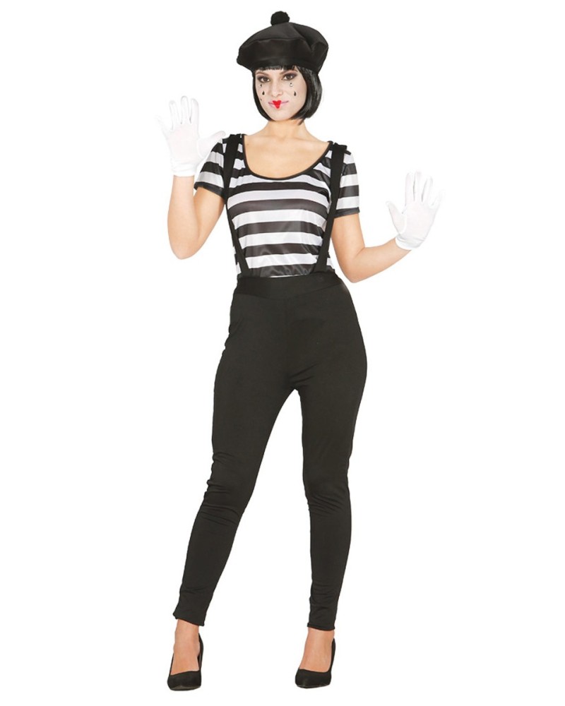 Disfraz de mimo para mujer