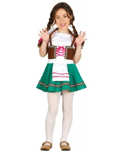 Disfraz de bávara Tirolesa para niña Infantil
