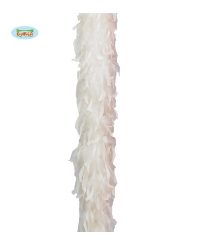 16343 BOA PLUMA BLANCA