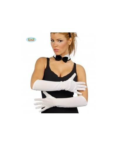 16496 GUANTES BLANCOS 45 CM